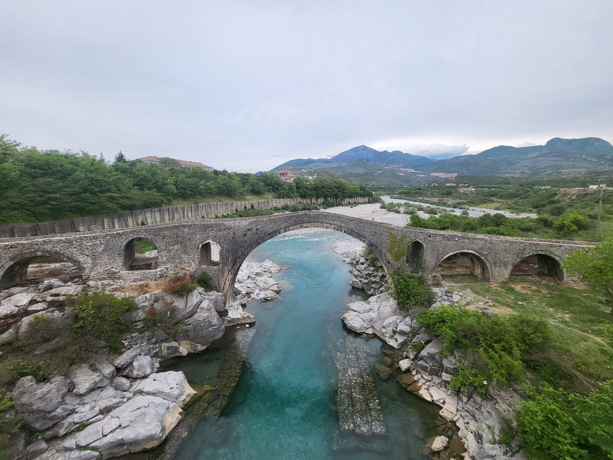 Mesi Bridge in Albania