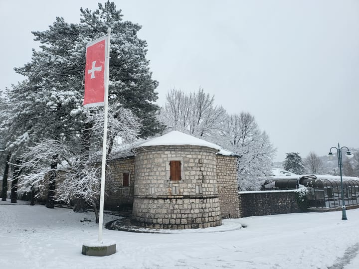 No tires for snow in Cetinje